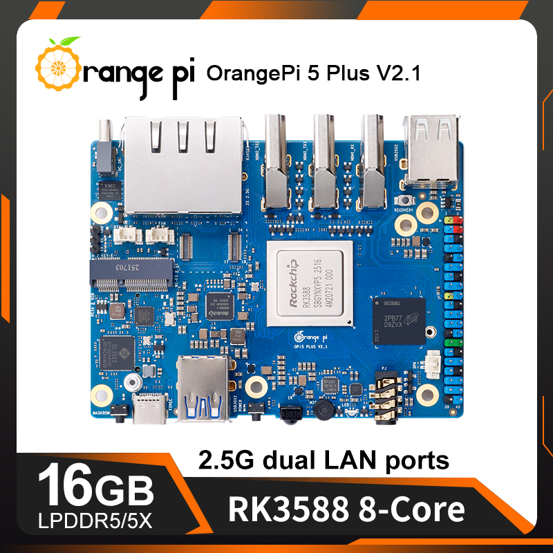 【핫세일】오렌지 파이 5 플러스 V2.1 버전 16GB - Orange Pi 5 Plus 16Gb 리뷰 및 가격