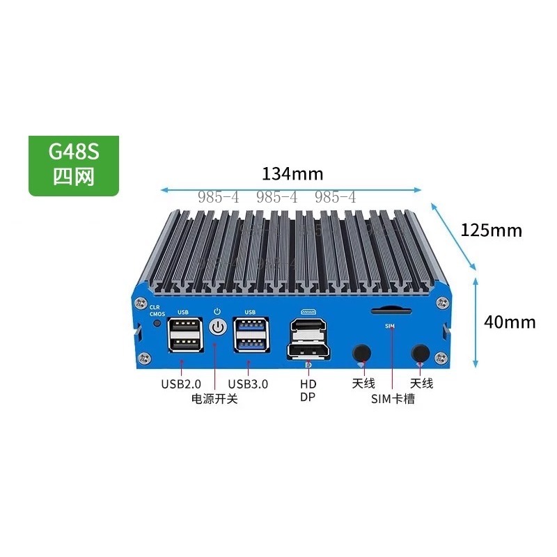 G48S N100 소프트 라우터 미니 PC DDR5 8 - Pfsense Firewall Router 2.5G 4 I226 리뷰 및 가격