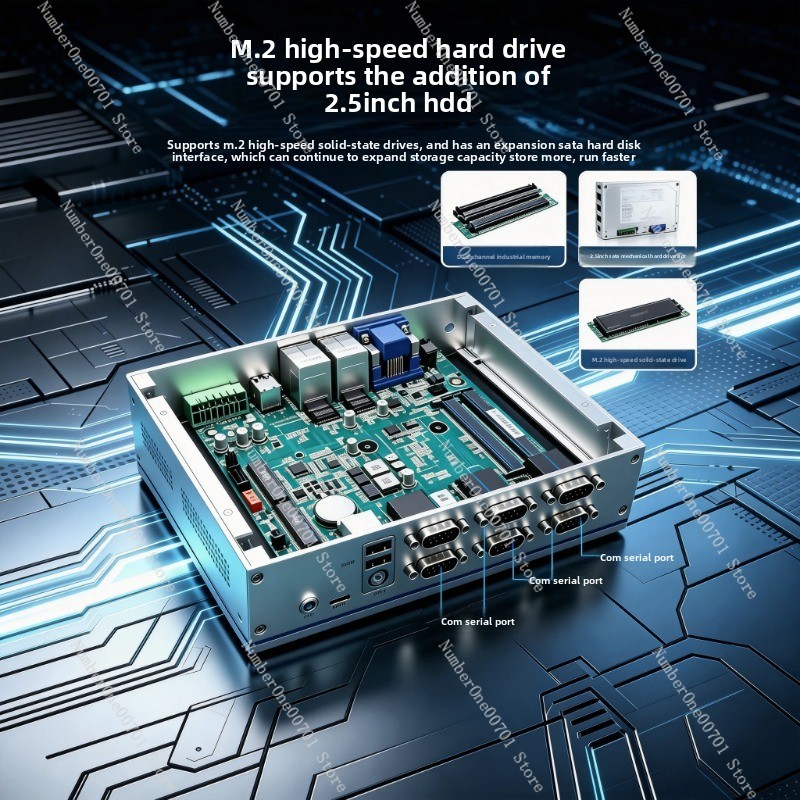 팬리스 임베디드 산업용 미니 PC, 6개의 COM 포트 - Fanless Industrial Pc Rs485 Core I7 리뷰 및 가격