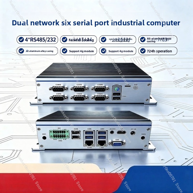 팬리스 임베디드 산업용 미니 PC, 6개의 COM 포트 - Fanless Industrial Pc Rs485 Core I7 리뷰 및 가격